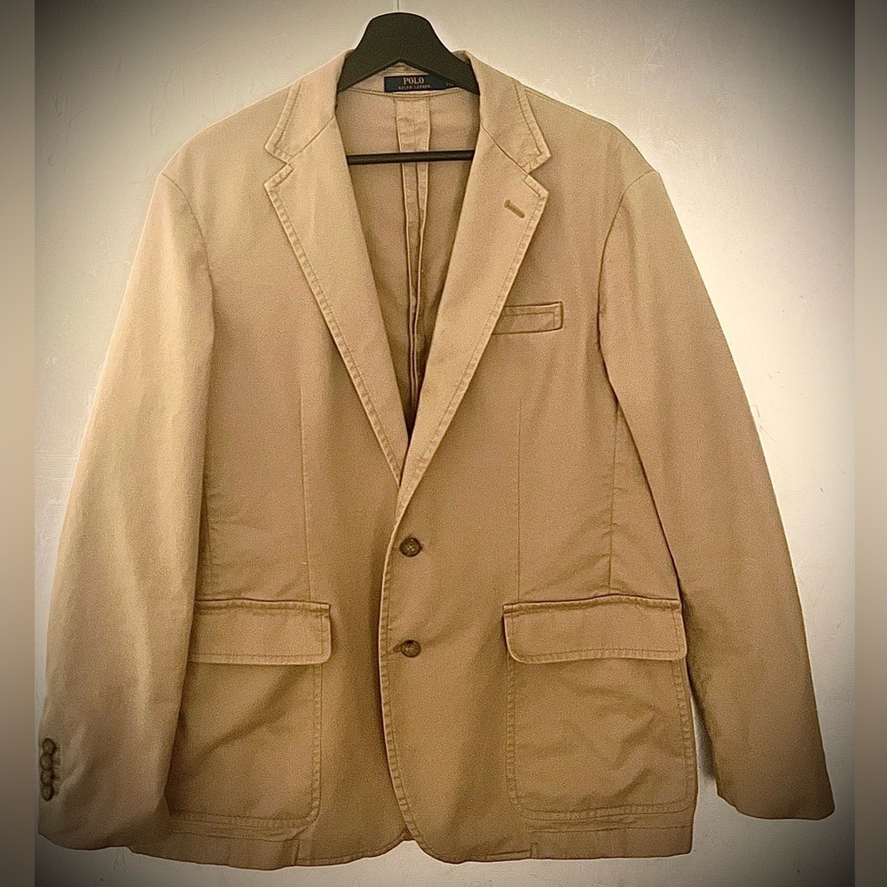 Polo by Ralph Lauren Tan Sport Coat Blazer